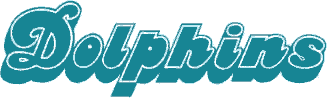 Miami Dolphins 1980-1996 Wordmark Logo cricut iron on